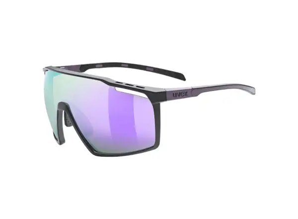 Uvex MTN Perform cyklistické okuliare Black Purple M/Mirror Purple