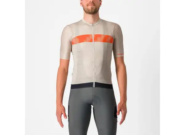 Castelli Unlimited Endurance pánsky dres krátky rukáv Silver Moon