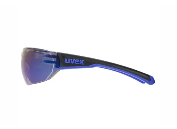 Uvex Equate okuliare Black/Blue Matt/Mirror Blue