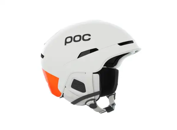 POC Obex MIPS lyžiarska prilba Hydrogen White/Fluorescent Orange