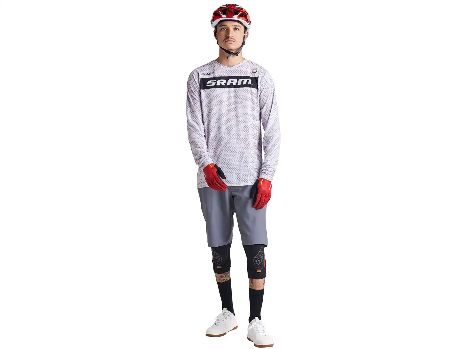Troy Lee Designs Skyline Air Sram pánsky dres dlhý rukáv Roots Cement