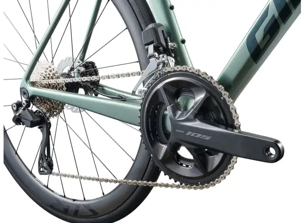 Giant TCR Advanced 0 AXS cestný bicykel Alpine Green