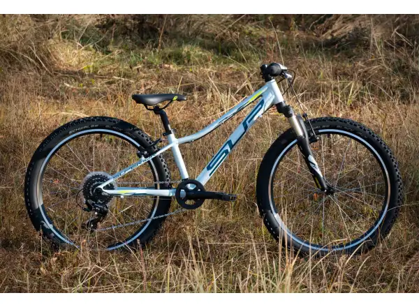 Superior Racer XC 24 Gloss White/Blue/NeonYellow detský horský bicykel