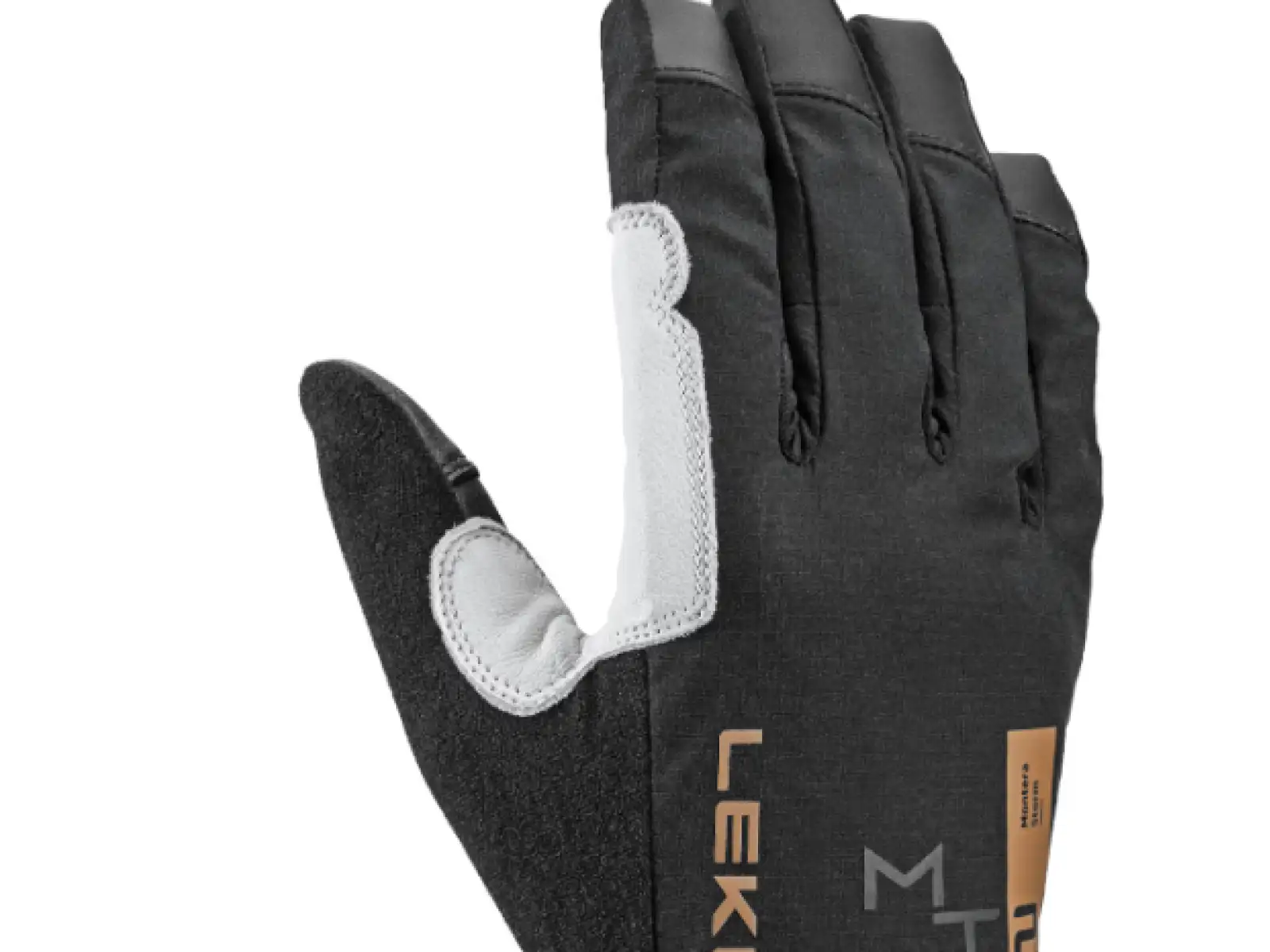 Leki Montera Storm alpinistické rukavice Black/White/Brown