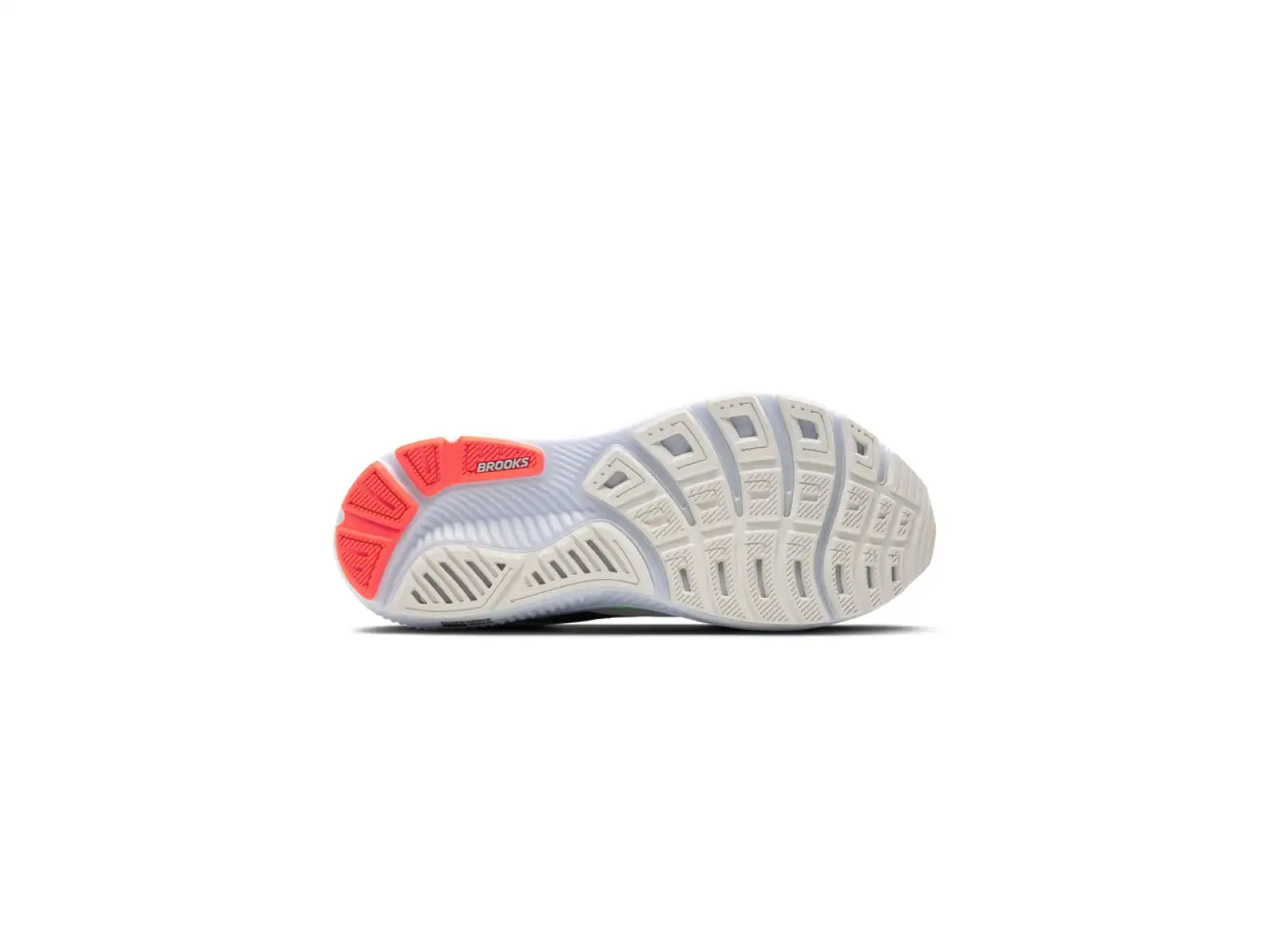Brooks Ghost 17 pánske bežecké topánky White/Pink Clay/Gecko