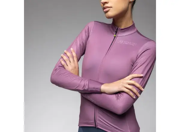 Alé PR-E Follow Me dámsky zateplený dres dlhý rukáv Mauve