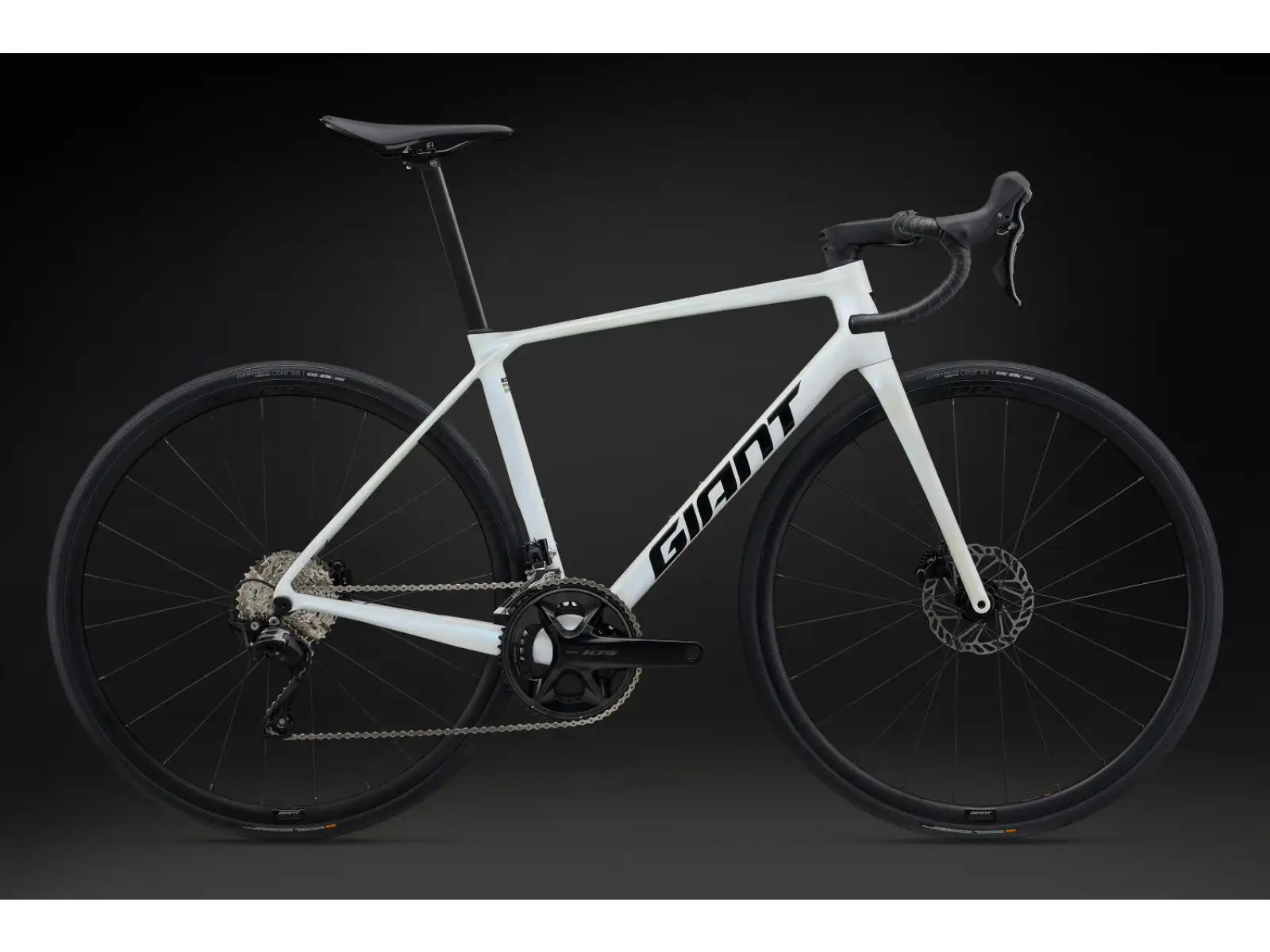 Cestný bicykel Giant TCR Advanced 2 KOM Illusion White
