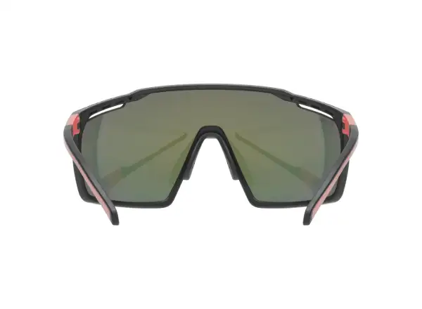 Uvex MTN Perform cyklistické okuliare Black Red M/Mirror Red