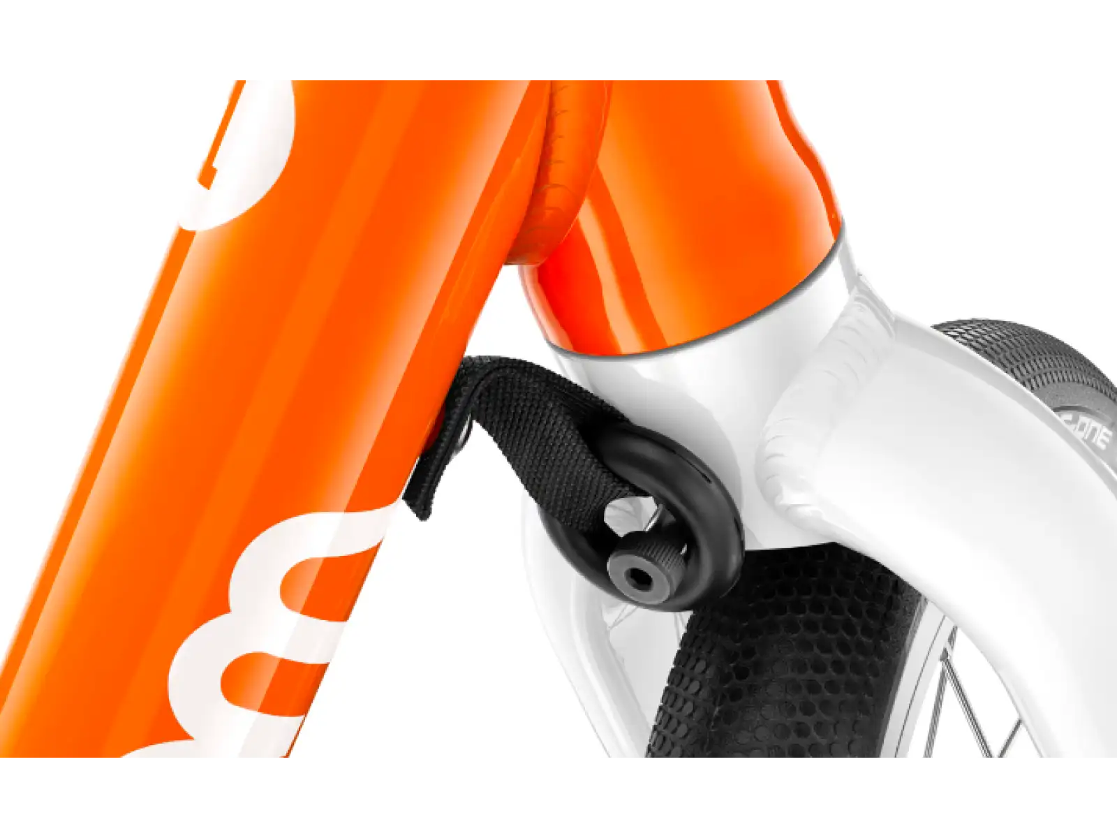 Woom 1 Flame Orange 12 detské odrážadlo
