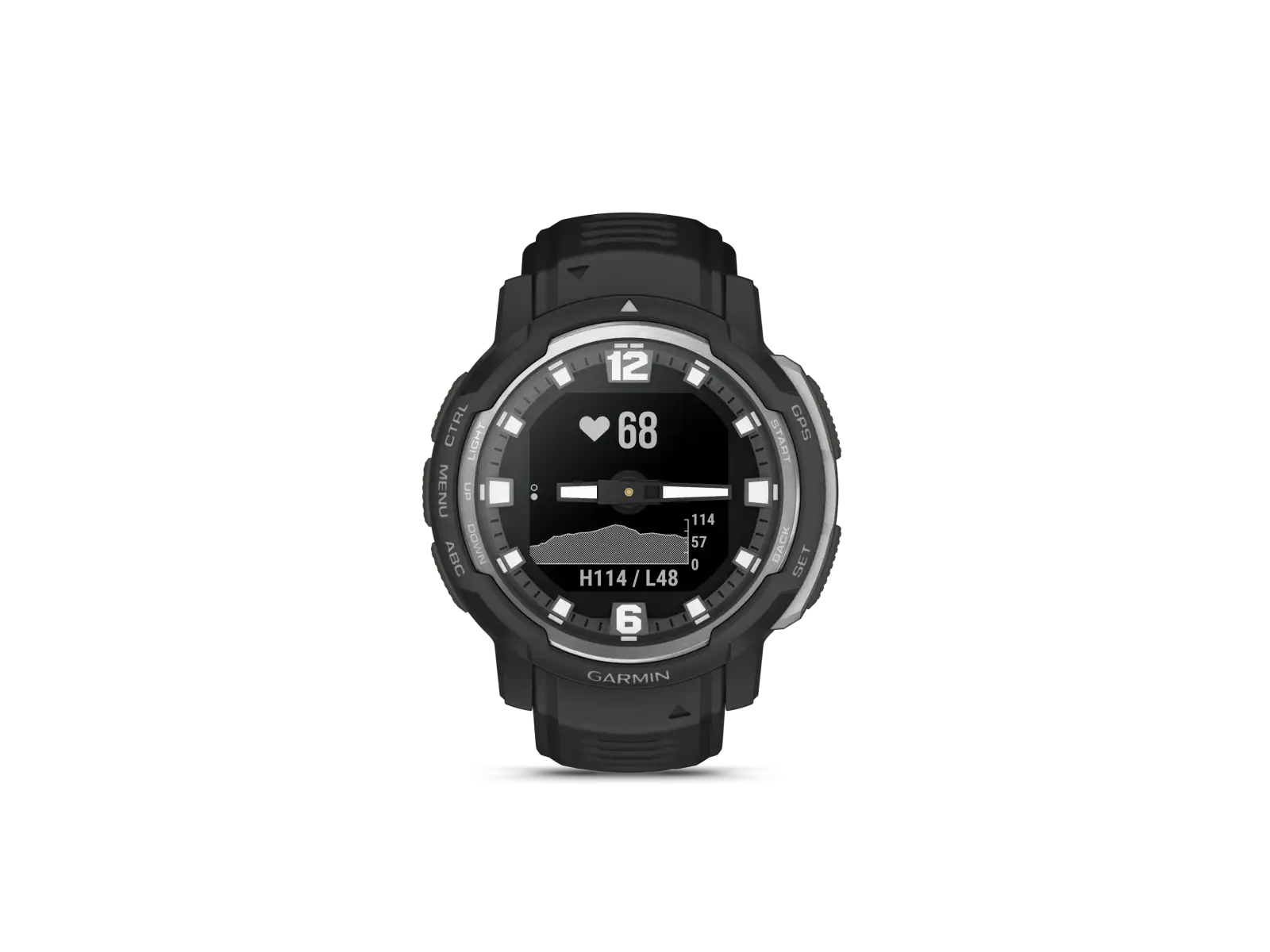 Garmin Instinct Crossover Standard Edition inteligentné hodinky Black