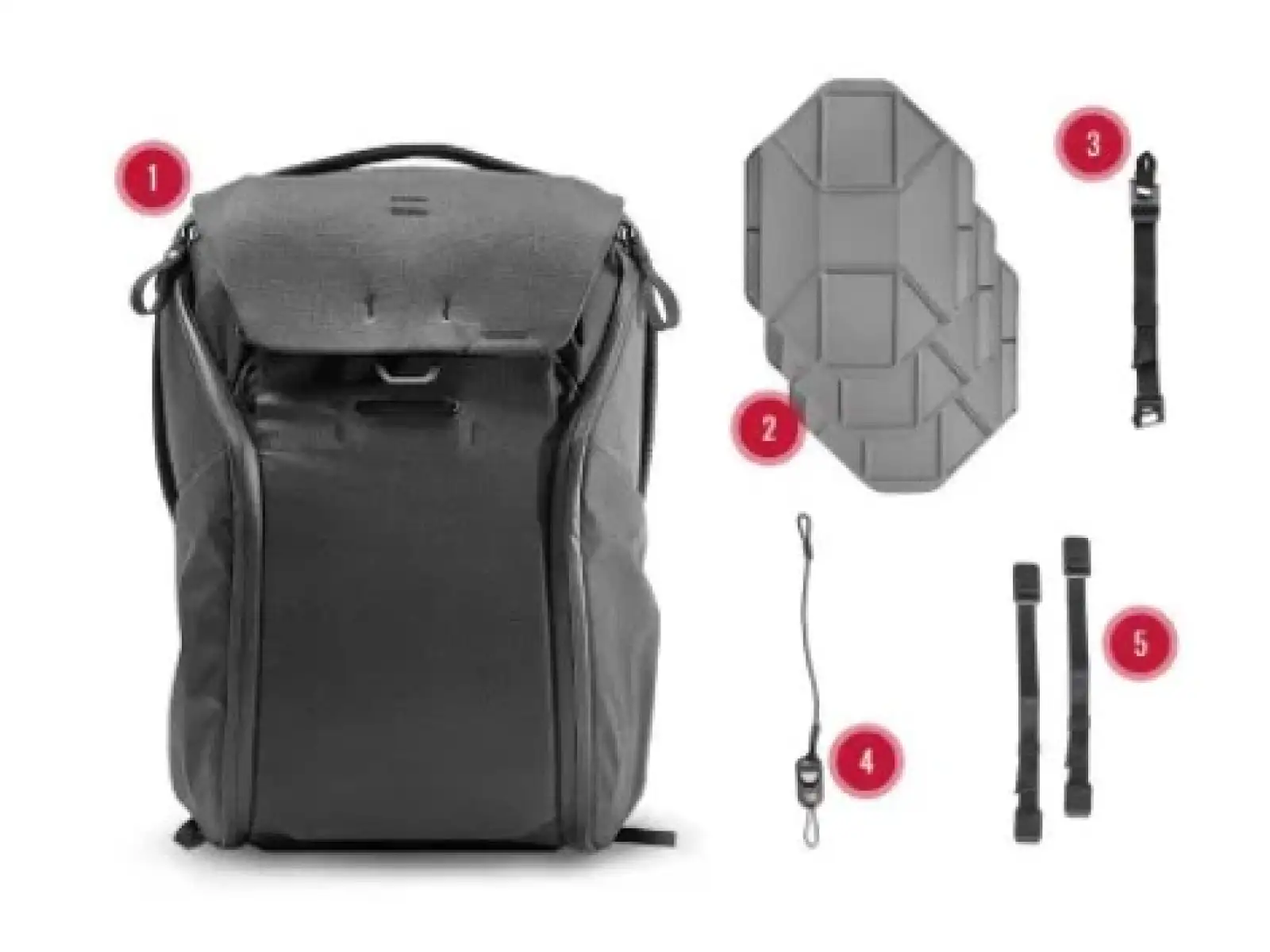 Peak Design Everyday Backpack 20 l batoh Charcoal