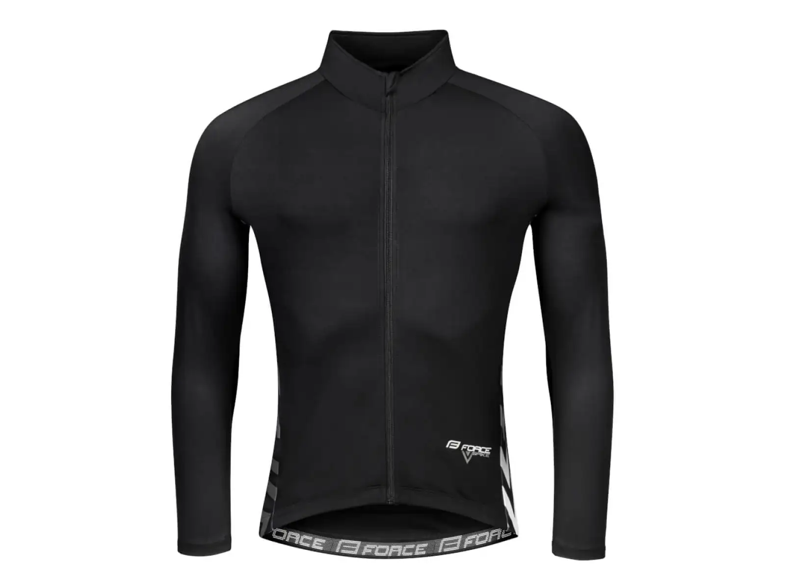 Force Spike pánsky dres dlhý rukáv čierna/biela
