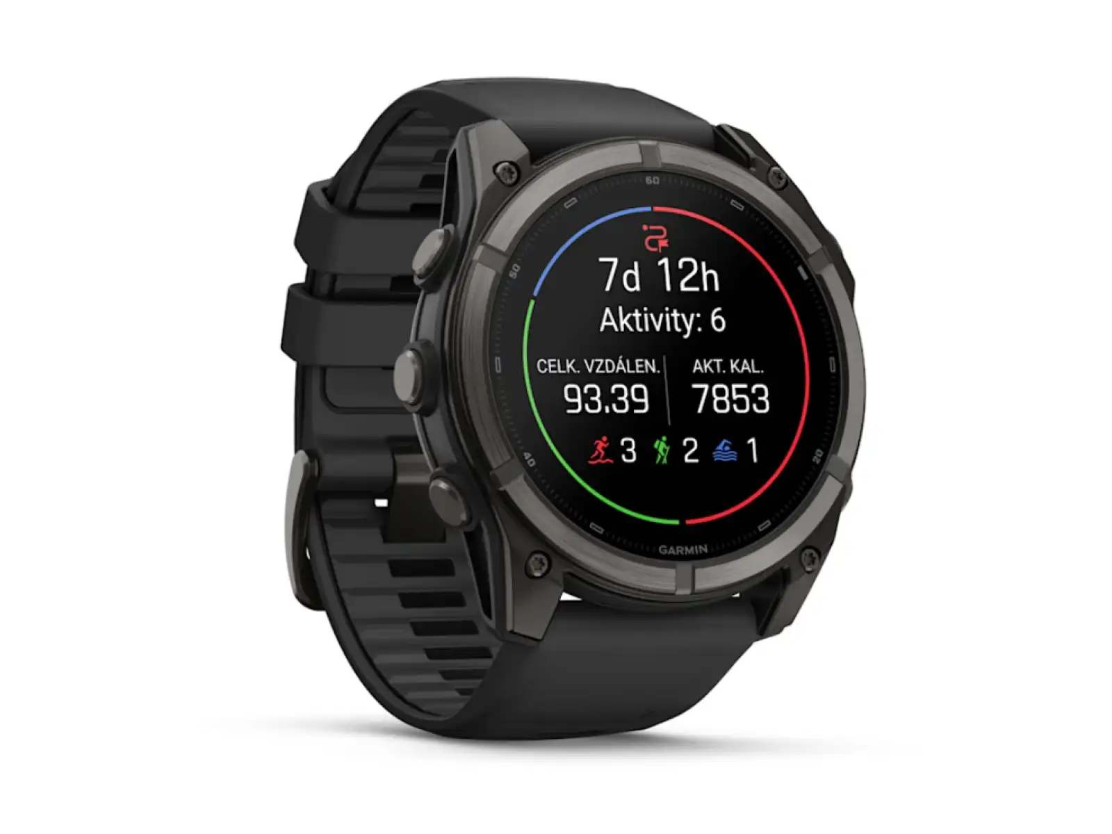 Garmin Fénix 9–51 mm inteligentné hodinky Carbon gray DLC Titanium/Black