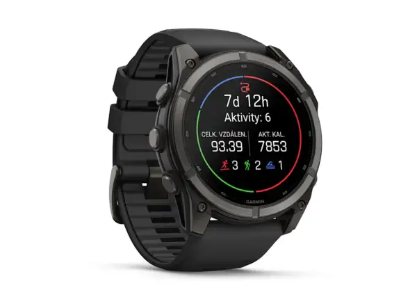 Garmin Fénix 9–51 mm inteligentné hodinky Carbon gray DLC Titanium/Black