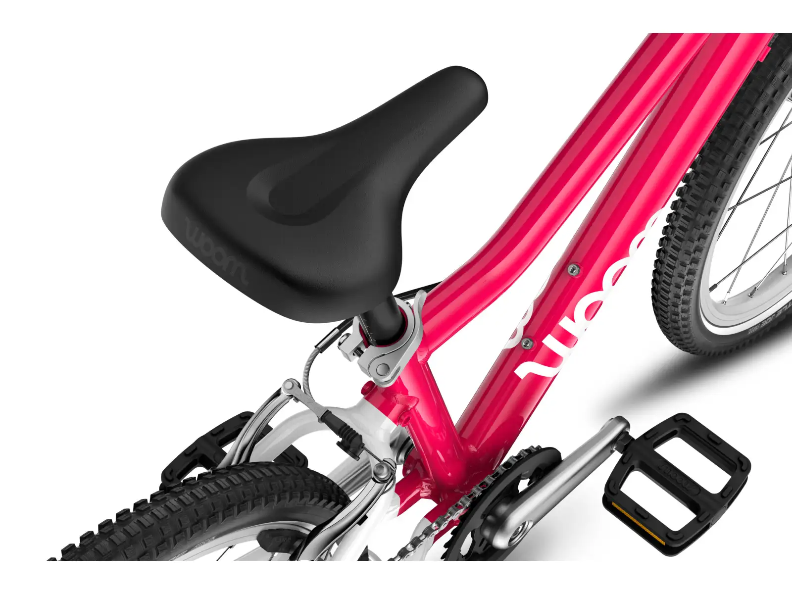 Woom GO 4 detský bicykel 20" Hot Pink