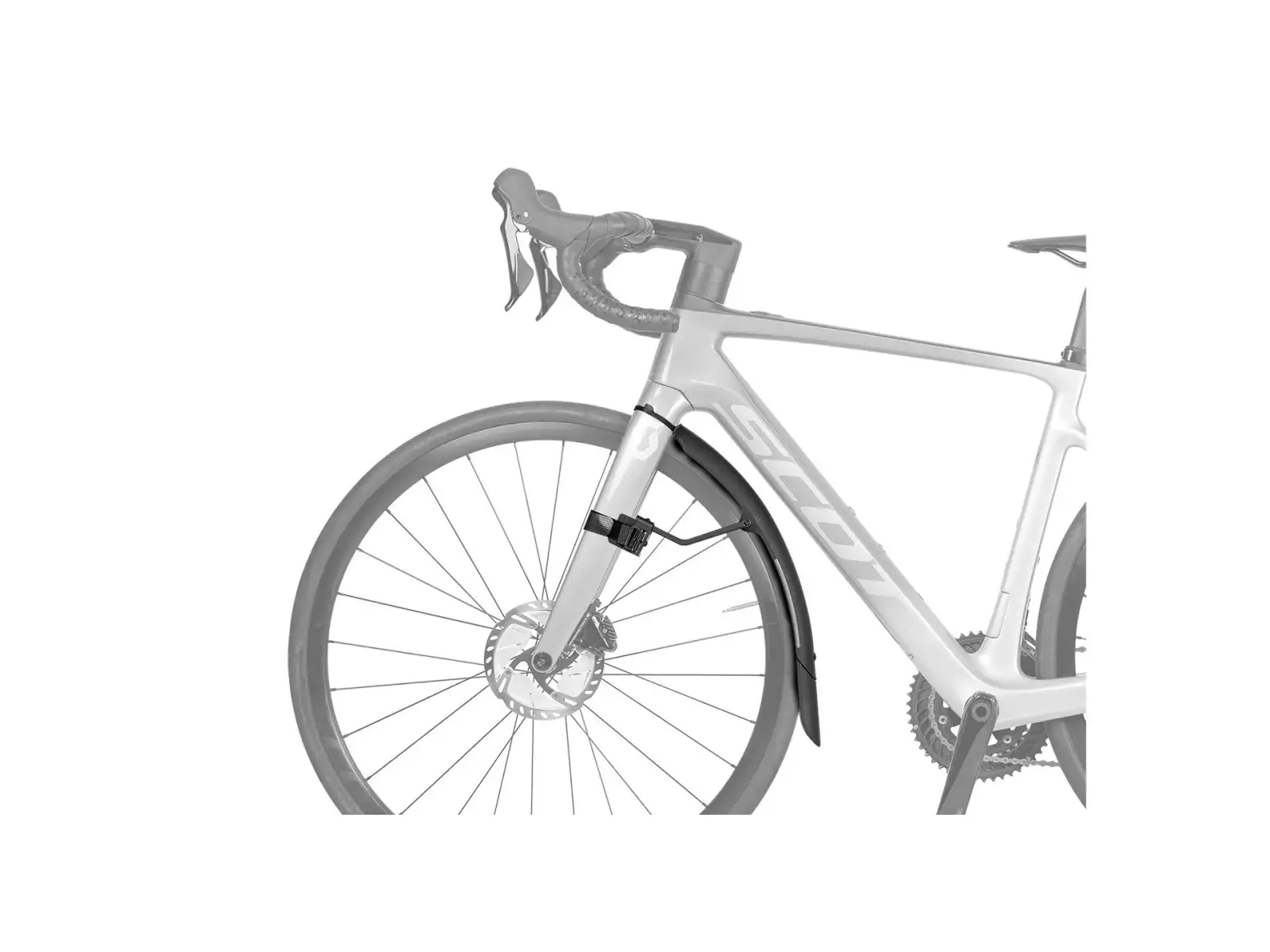 Topeak TetraFender R1 predný cestný blatník reflective sticker