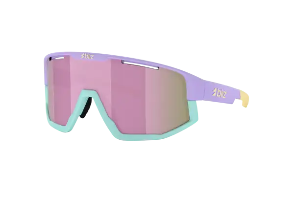 Bliz Fusion Small slnečné okuliare Matt Pastel Purple/Brown&Rose Mirror