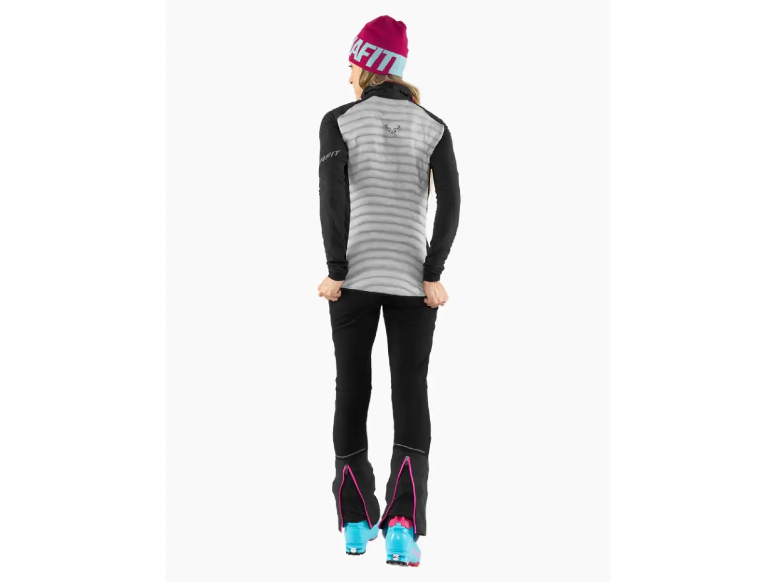 Dynafit Speed Dynastretch Dámske nohavice Black Out/Pink Glo