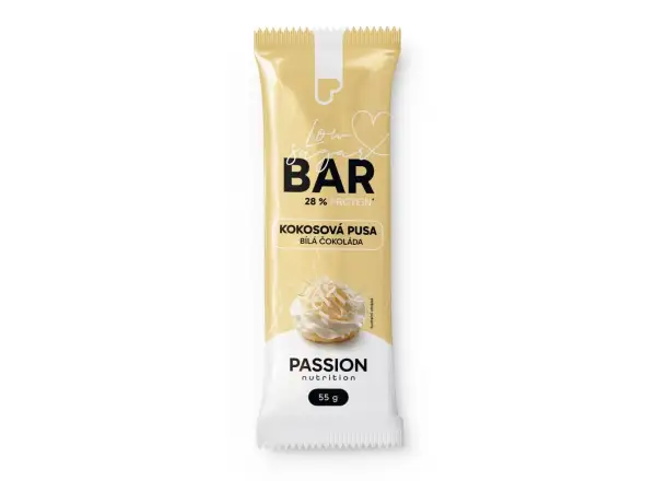 Passion Bar Kokosová pusa s bielou čokoládou 55 g