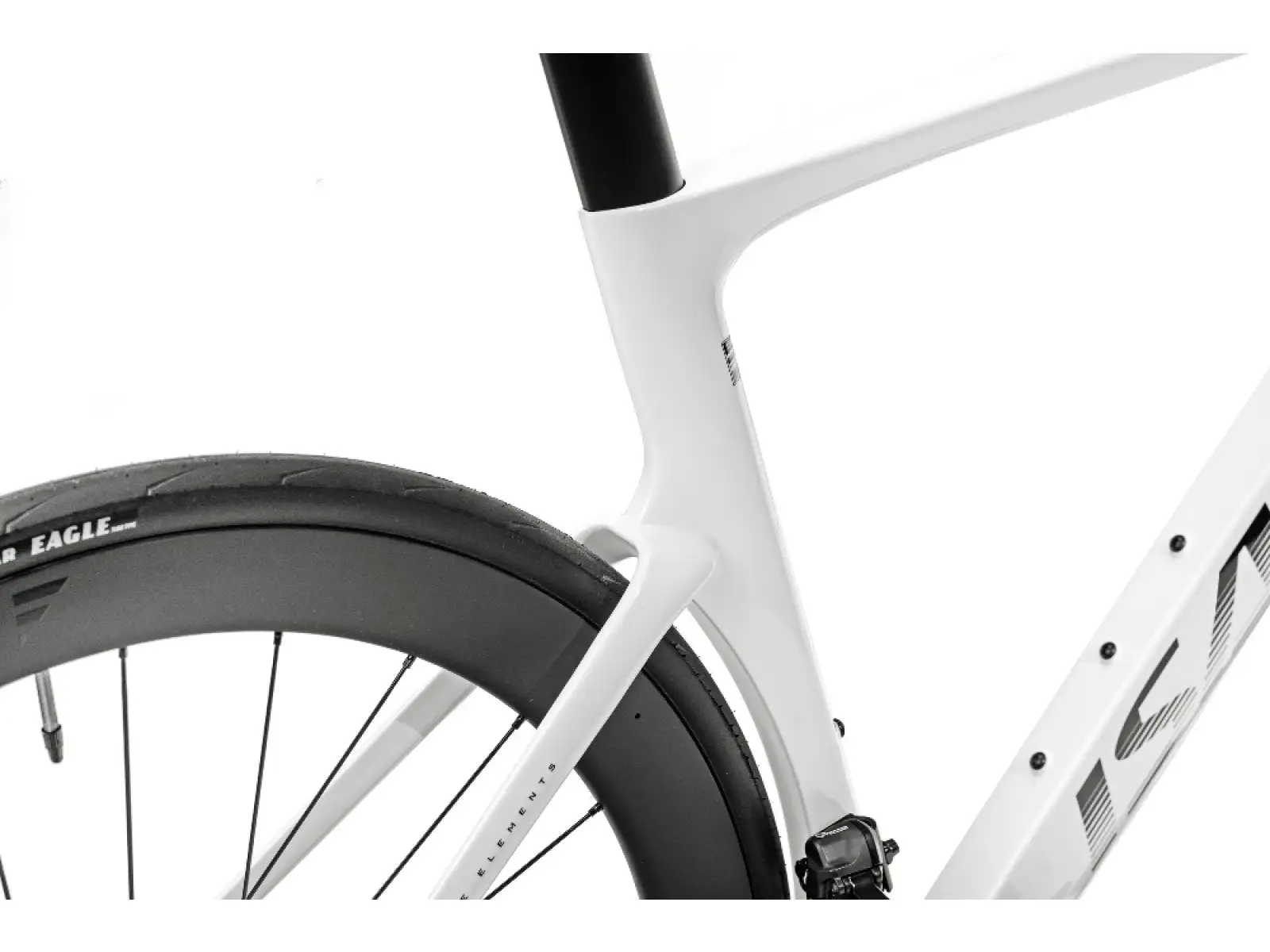 Isaac Meson 105 Di2 cestný bicykel Mineral White
