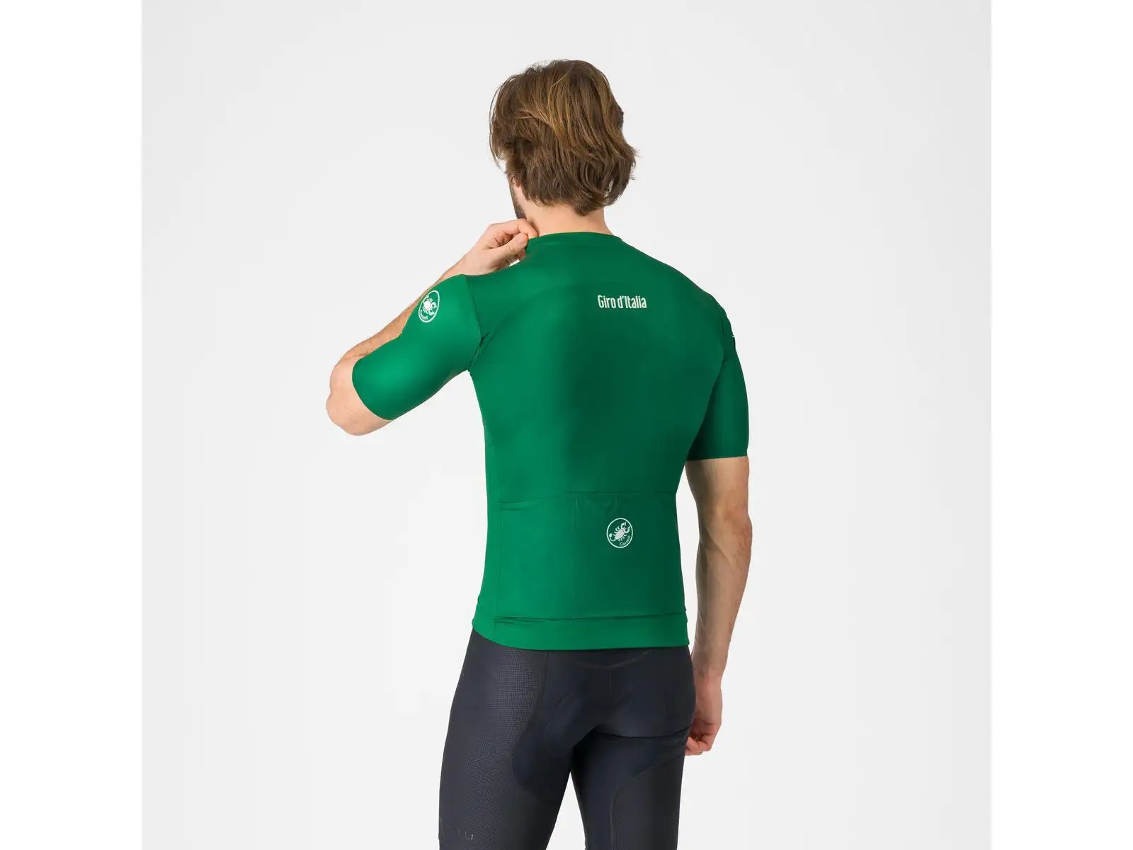 Castelli Vintage Giro d'Italia pánsky dres krátky rukáv Verde Verdeggiante