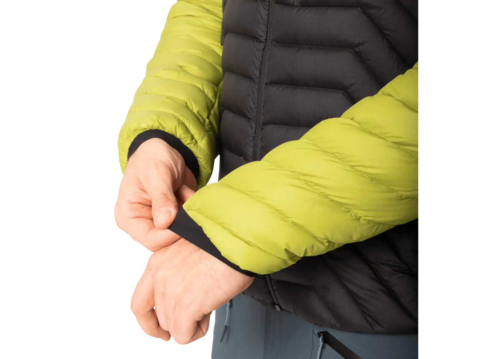 Dynafit Radical RDS Down Hooded pánska bunda Golden lime/0720/0910