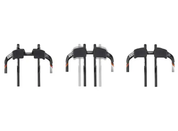 ControlTech Time Zone Aerobar karbónové riadidlá  čierne