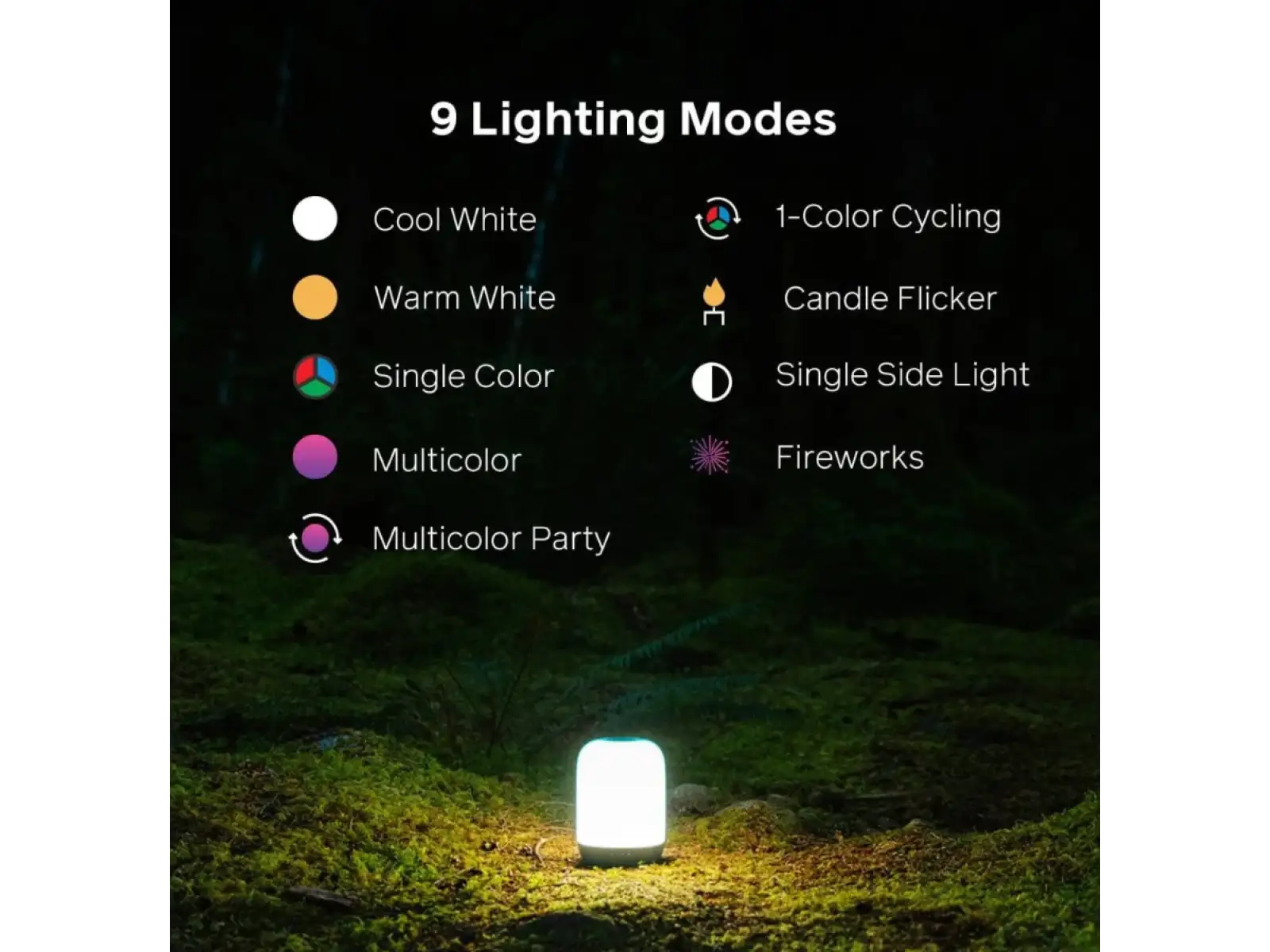 BioLite Alpenglow 500 lampa