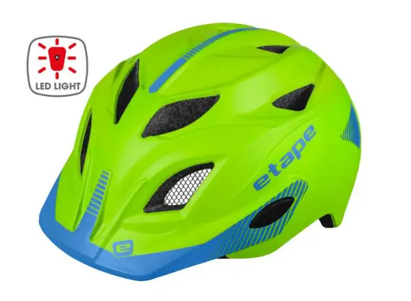 Etape Pluto Light detská cyklistická prilba matná zelená