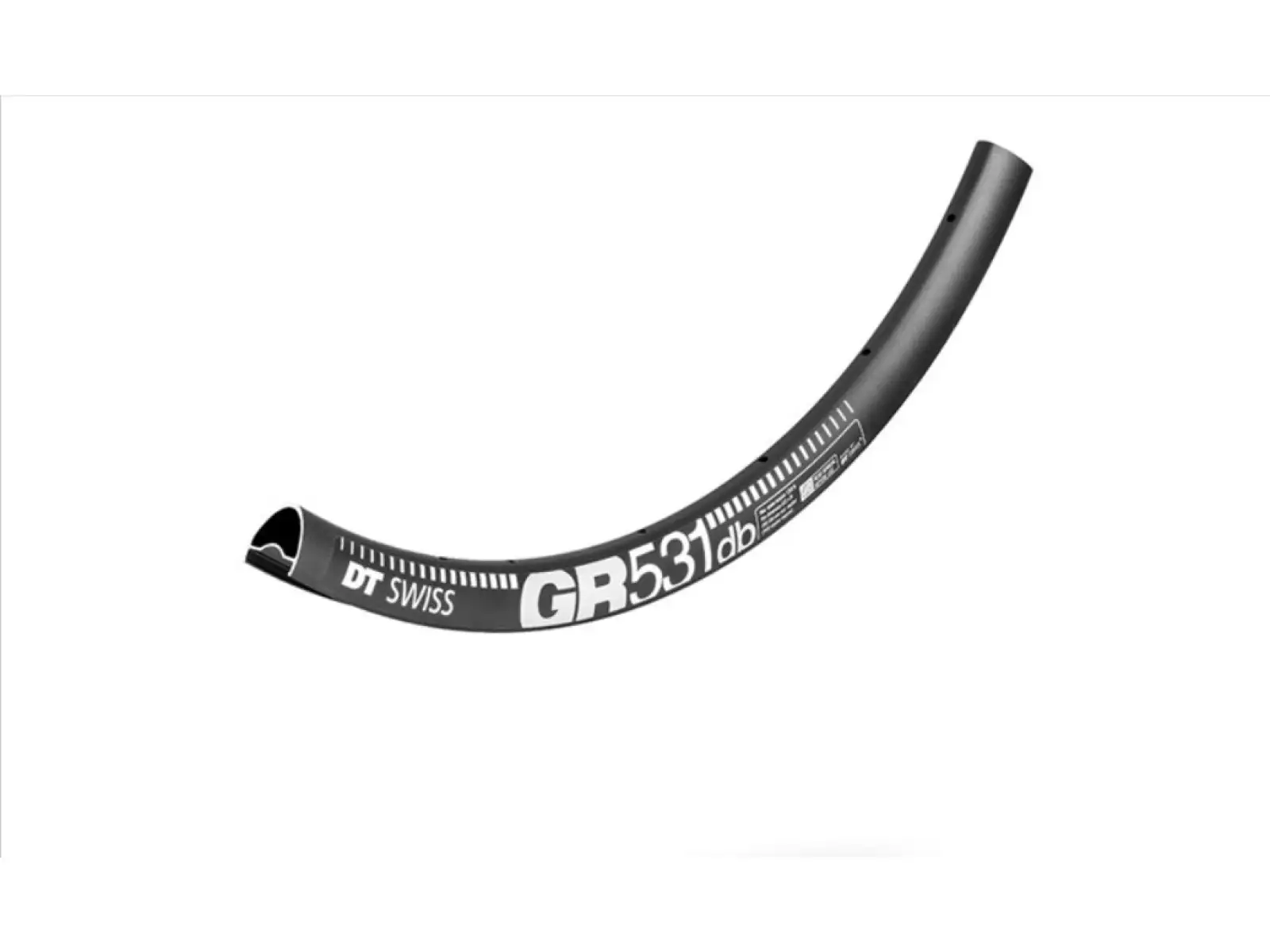 DT Swiss GR 531 DB gravel ráfik 29" čierny 32 dier.
