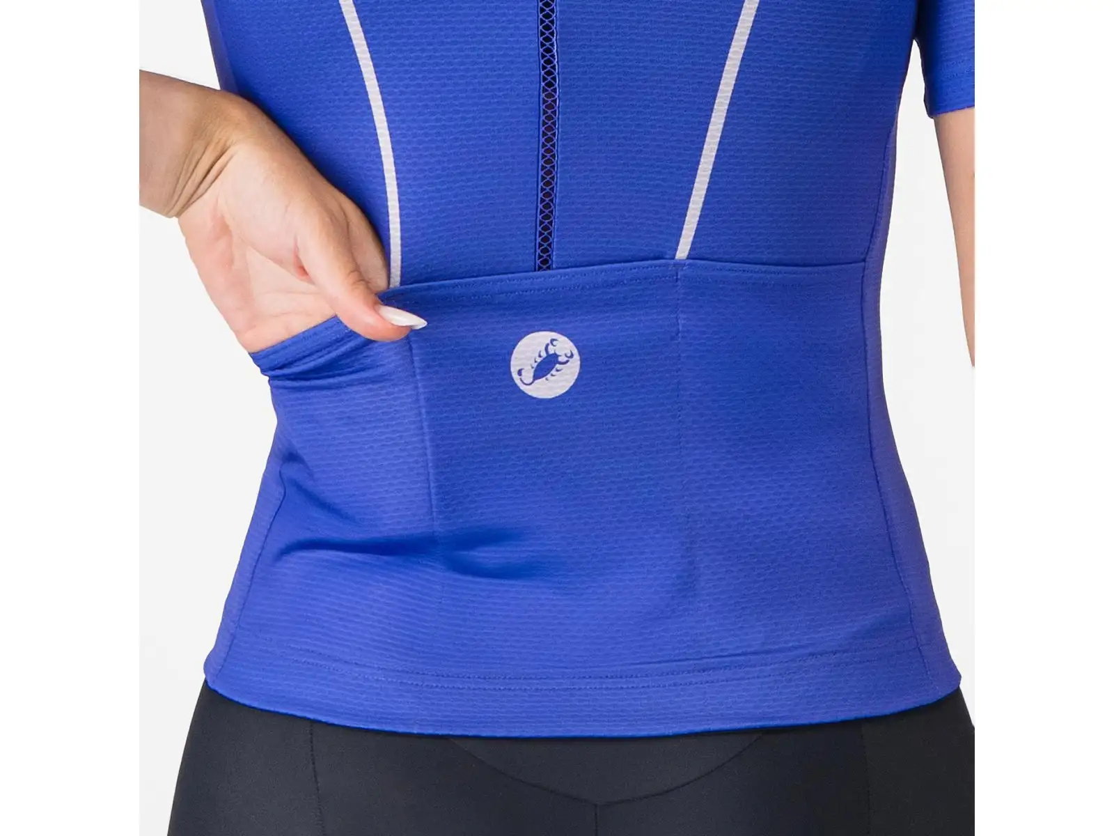 Castelli Anima Flow dámsky dres Ultraviolet/Purple Mist