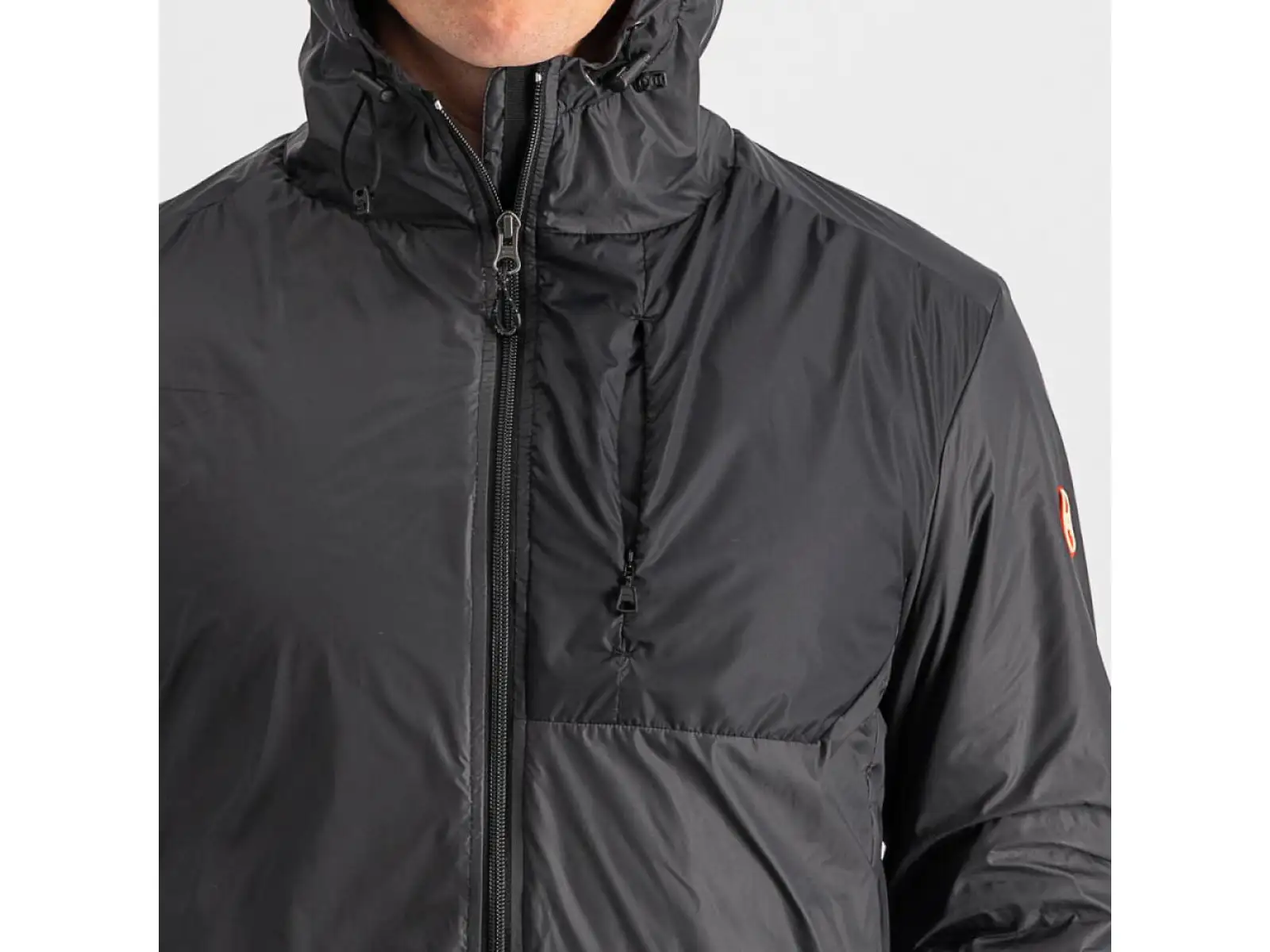 Castelli Riscalda Puffy pánska bunda dark gray/eletric lime