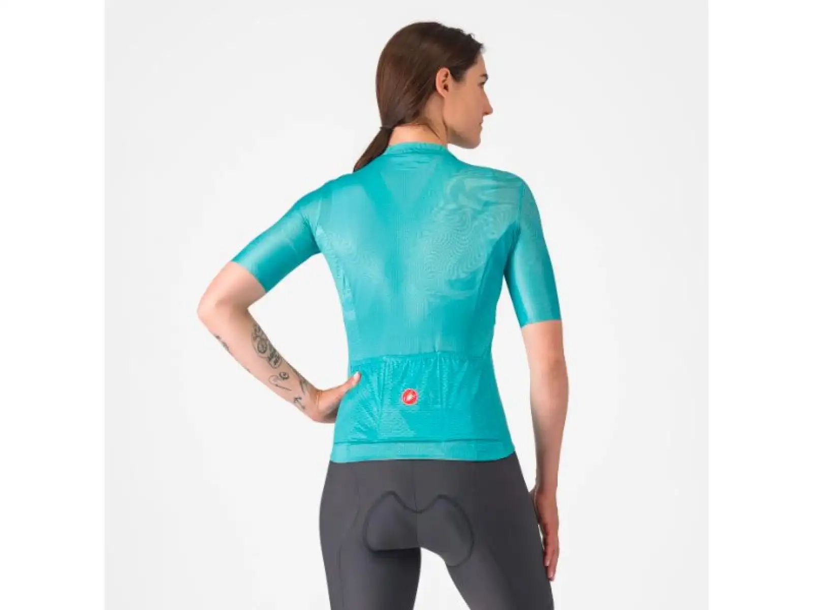 Castelli Fantasia dámsky dres krátky rukáv Pool Blue