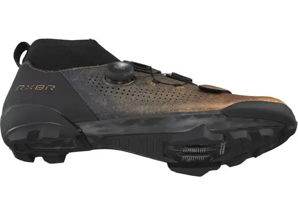 Shimano SH-RX801R pánske  gravel tretry metallic orange