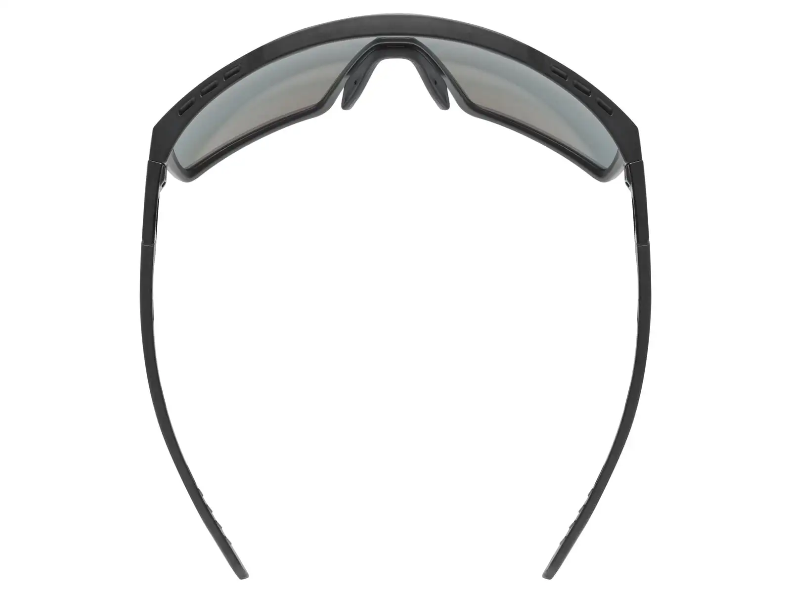 Uvex MTN Perform cyklistické okuliare Black Mat/Mirror Silver