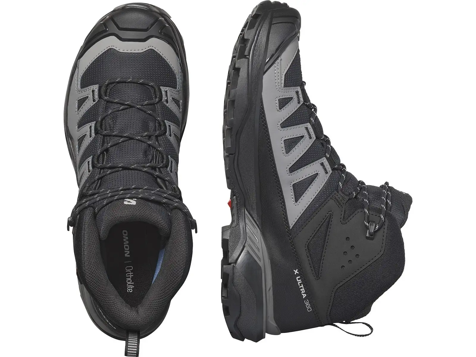Salomon X Ultra 360 MID GTX pánska turistická obuv Black/Magnet/Pewter