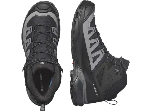 Salomon X Ultra 360 MID GTX pánska turistická obuv Black/Magnet/Pewter