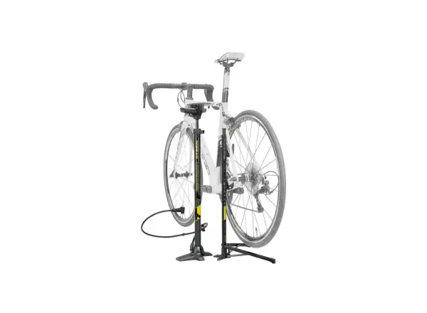 Topeak Transformer XX floor pump with stand, dielenská pumpa a stojan