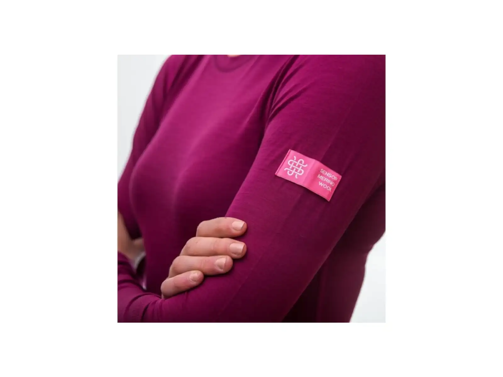 Sensor Merino Active dámske tričko dlhý rukáv Lilla