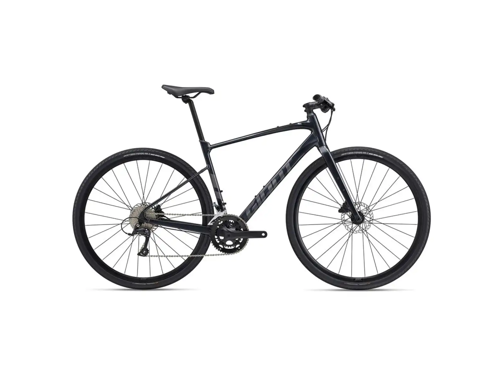 Giant FastRoad AR 2 fitness bicykel metallic black