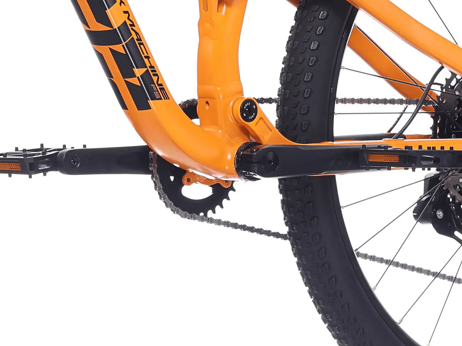 Rock Machine Blizz FS 30-27 horský bicykel Matte Lava Orange