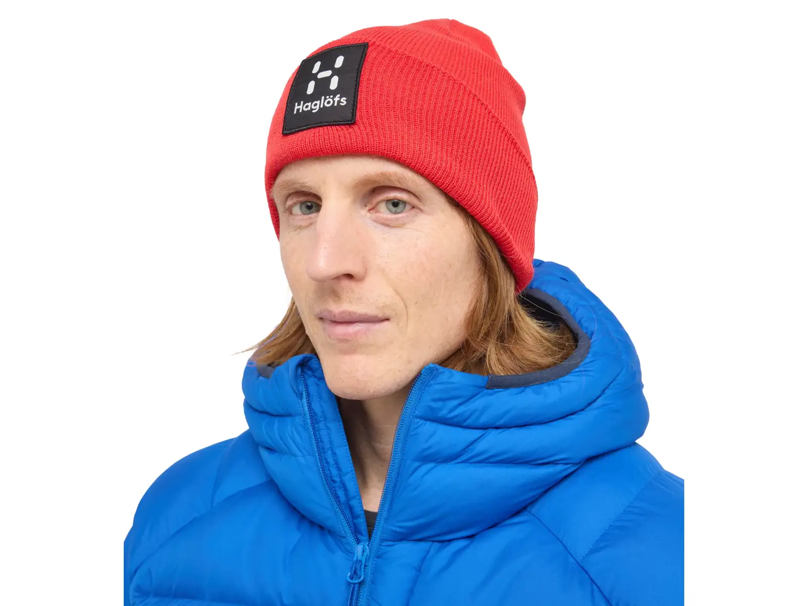 Haglöfs Aze čiapka Bright Red vel. UNI