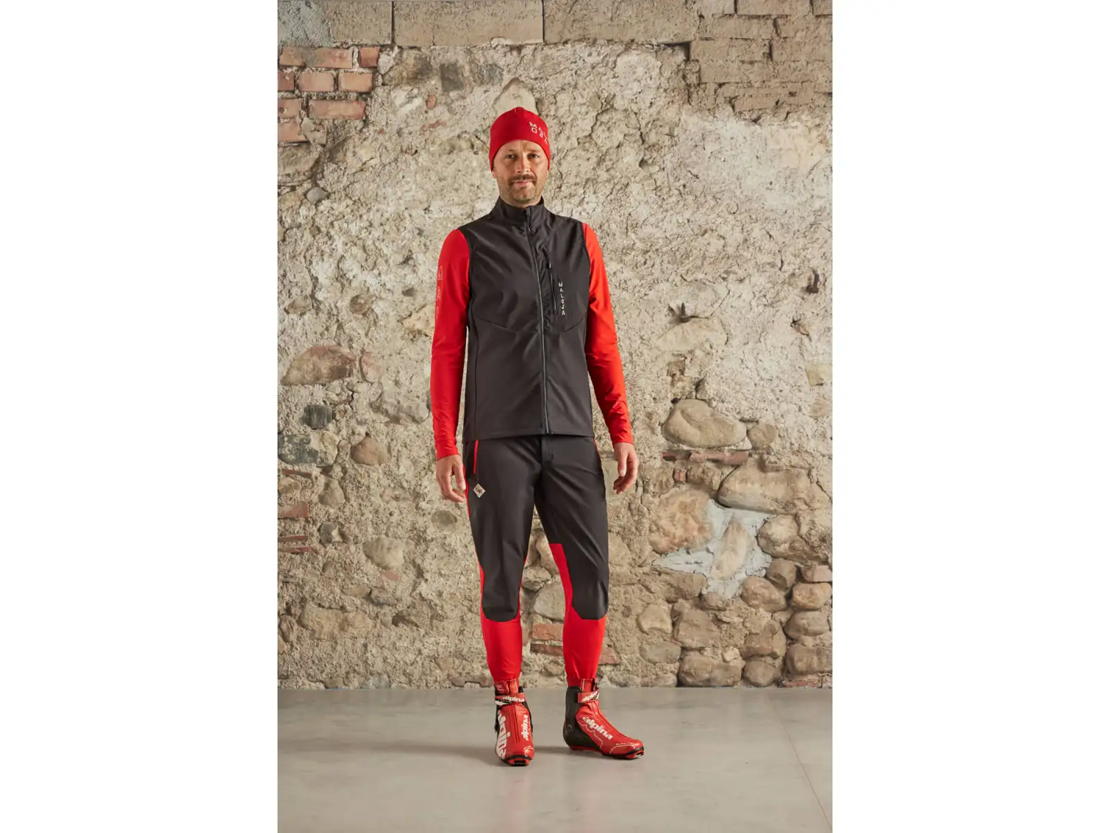 Maloja BrinzulM. pánske nohavice Night Sky/Multi Red