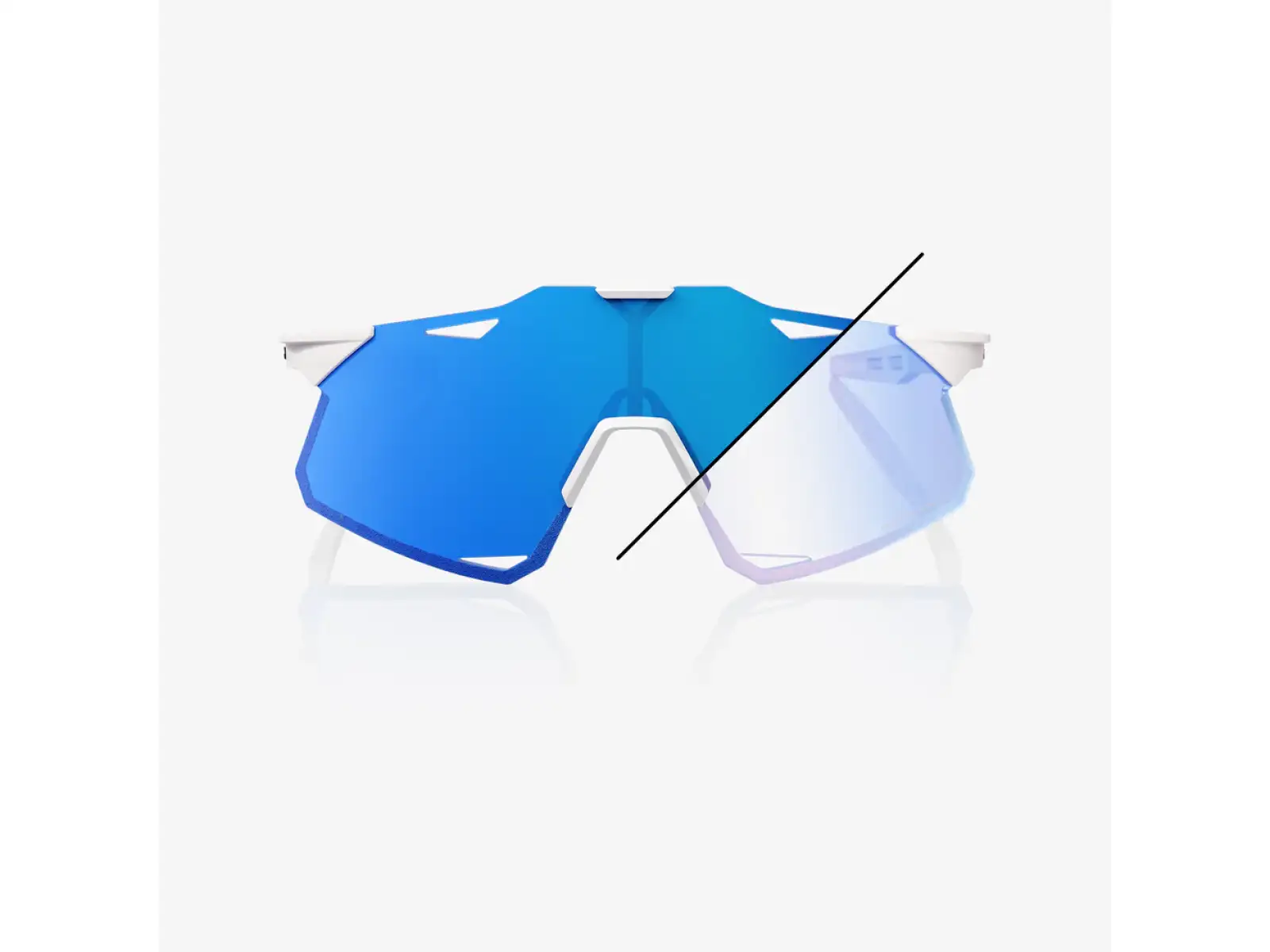 100% Hypercraft okuliare LE Bastille Blue Mirror Photochromic