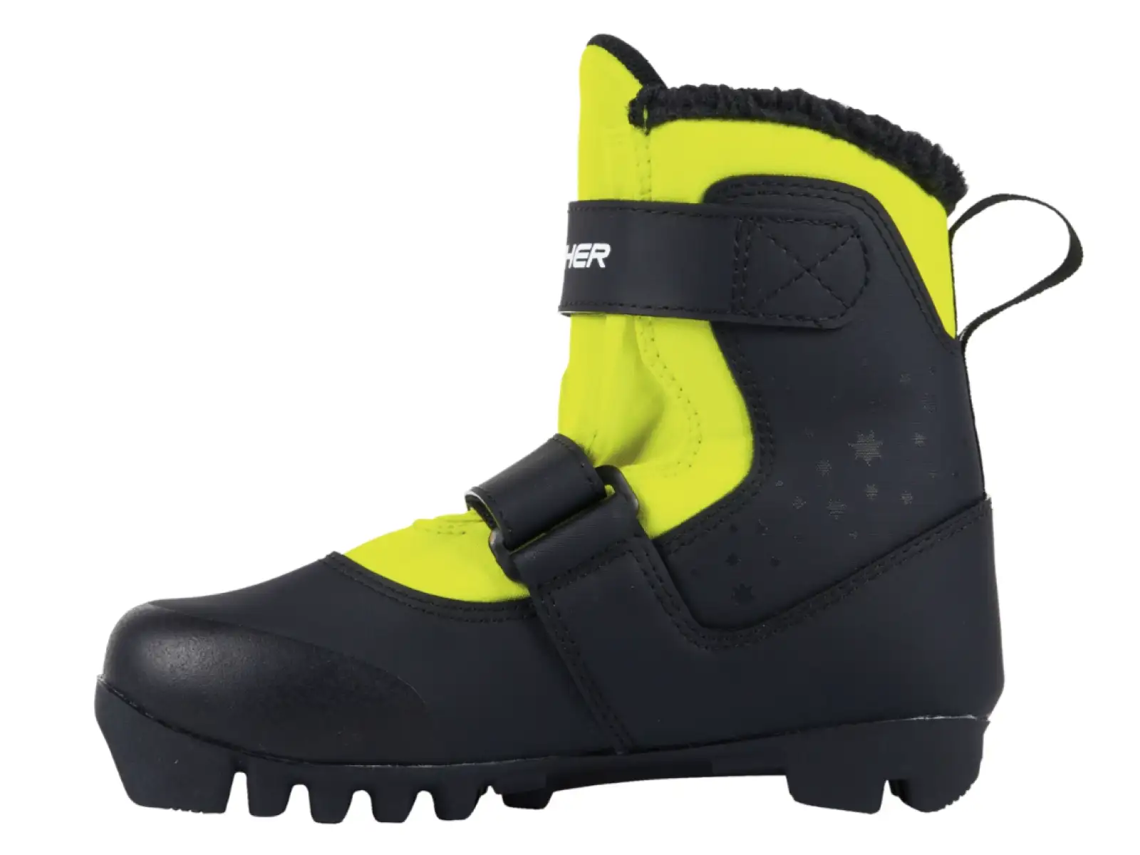 Fischer Snowstar detské topánky na bežky Black/Yellow