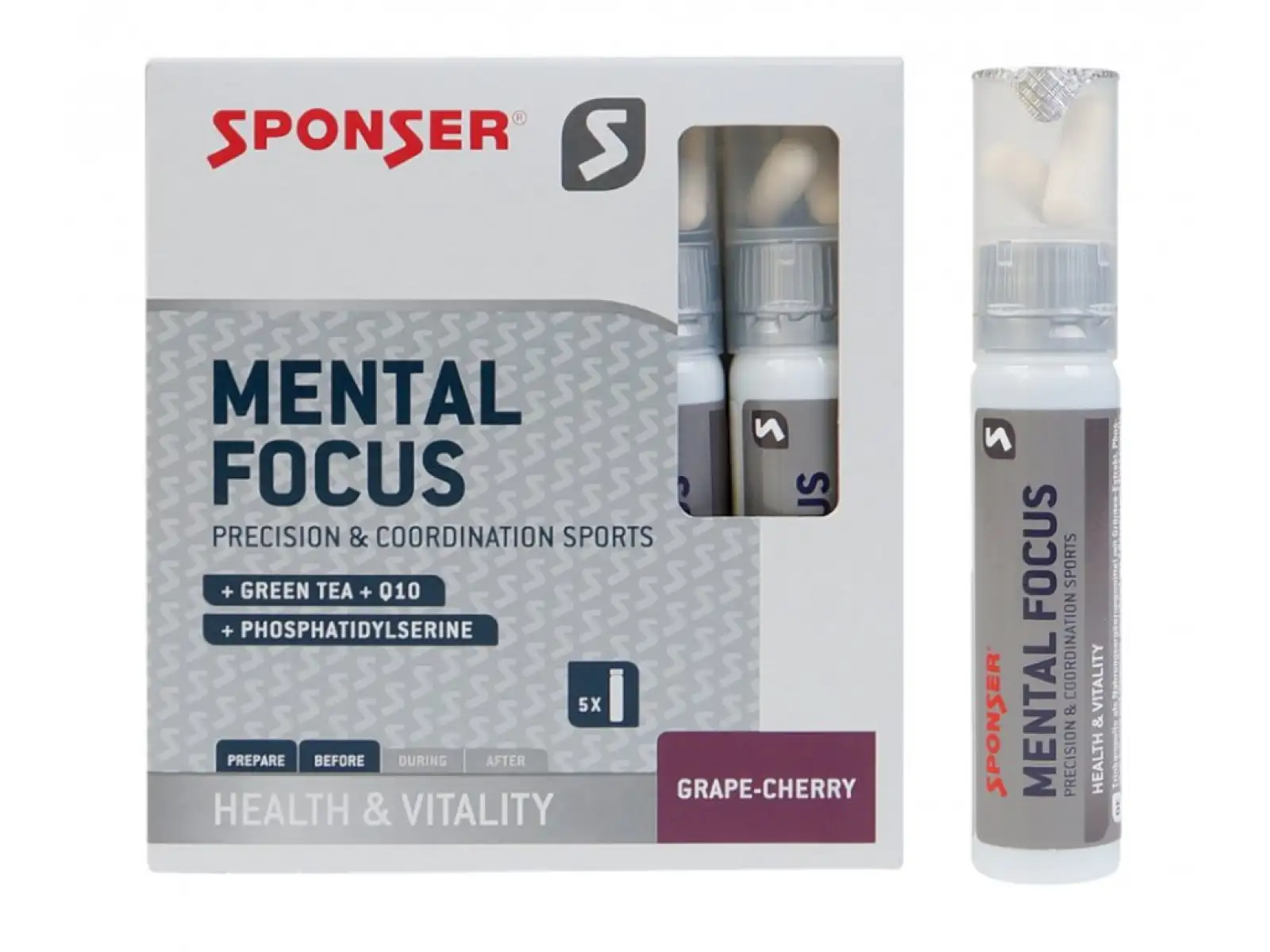 Sponser Mental Focus 5 x (25 ml + 2 kapsule)
