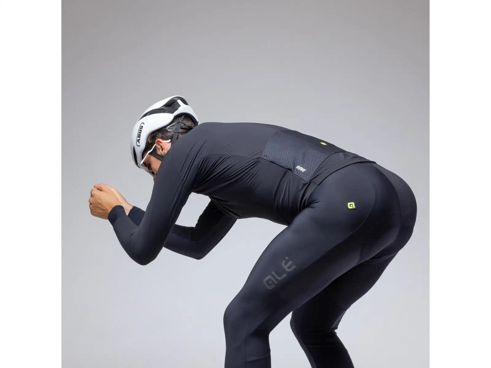 Alé R-EV1 Thermo Shield pánska zimná cyklistická bunda Black