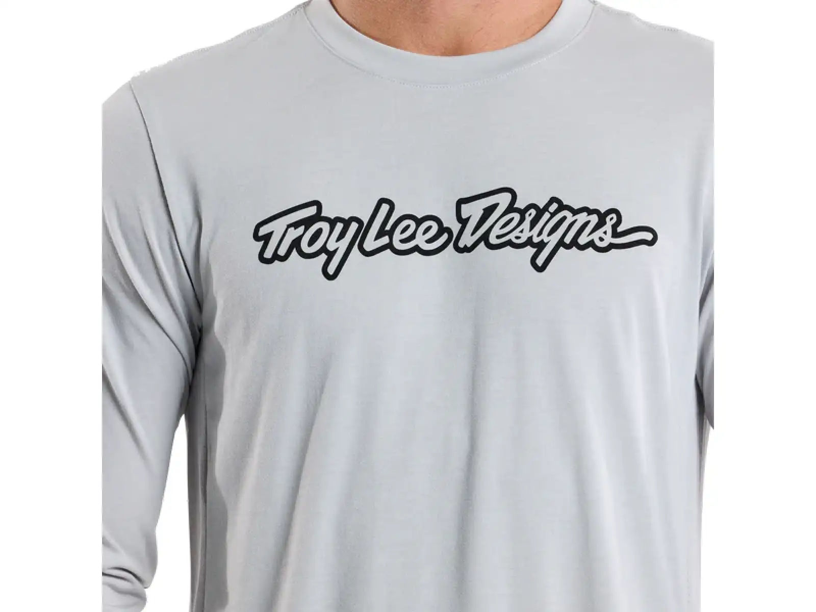 Troy Lee Designs Skyline Ride Tee Signature pánsky dres dlhý rukáv Mist