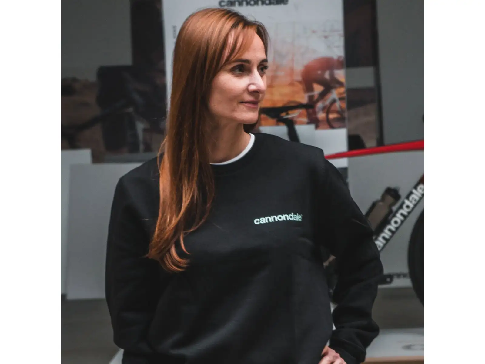 Cannondale Lifestyle pánska mikina dlhý rukáv Cool Mint/Black