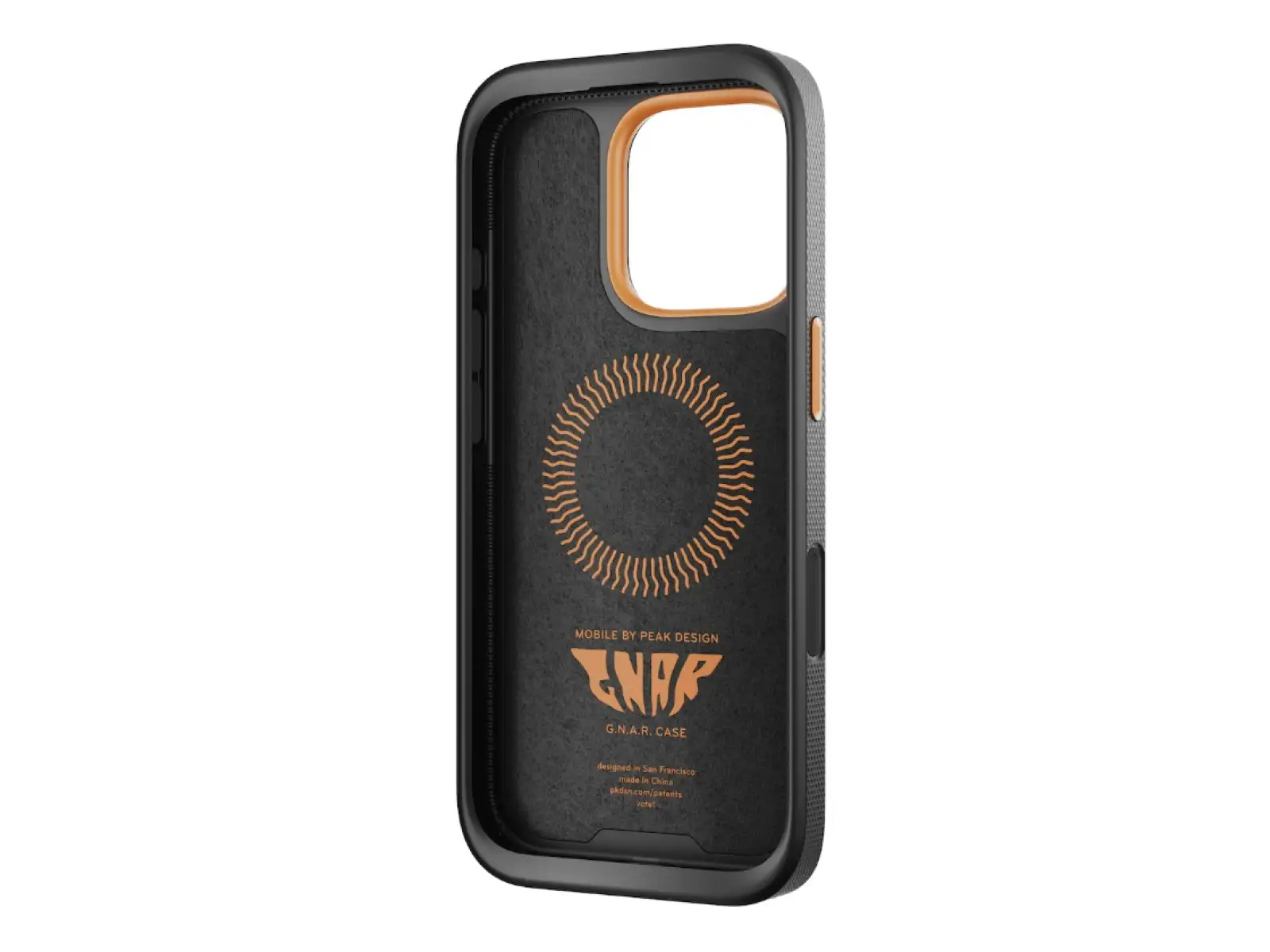 Peak Design G.N.A.R. Case pre iPhone 16 Pro Max Black